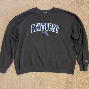Champion Men's Dark Gray University of Kentucky Crewneck Sweatshirt